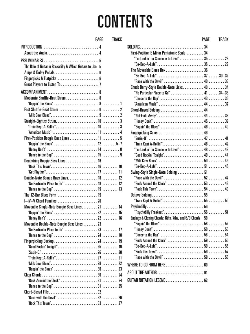 Hal Leonard Rockabilly Guitar Method (Bk/Online Audio) (Hal Leonard Guitar Method (Songbooks))
