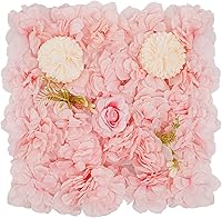 Vista 36 de Paneles de pared de flores artificiales de 16 x 24 pulgadas, tapetes de pared de flores de seda para jardín al aire libre, patio, valla, valla de 4