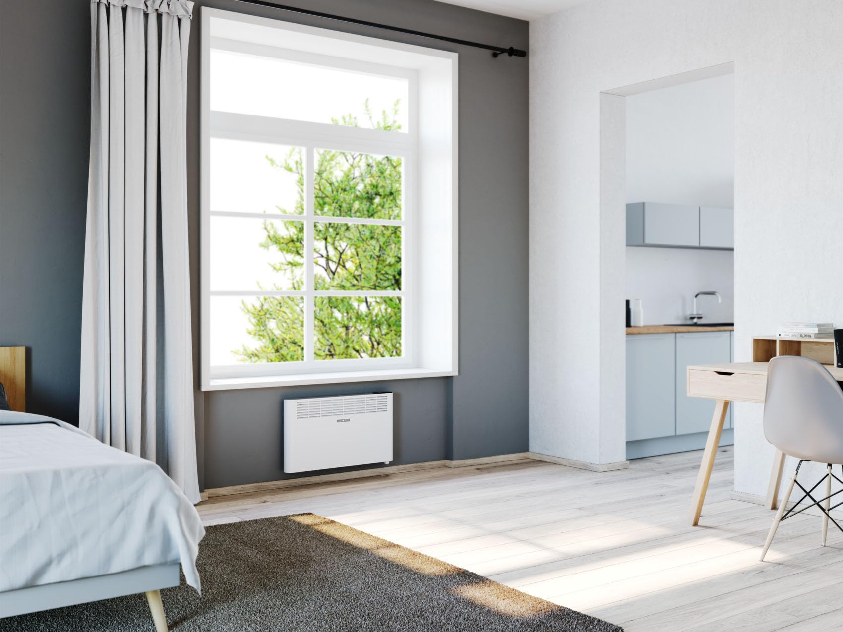 Stiebel Eltron Electric Convector Panel Heater Timer Thermostat Wall Mounted Eco | UK