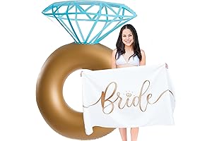 Prestige Bachelorette Party Favors: Towel and Ring Pool Float