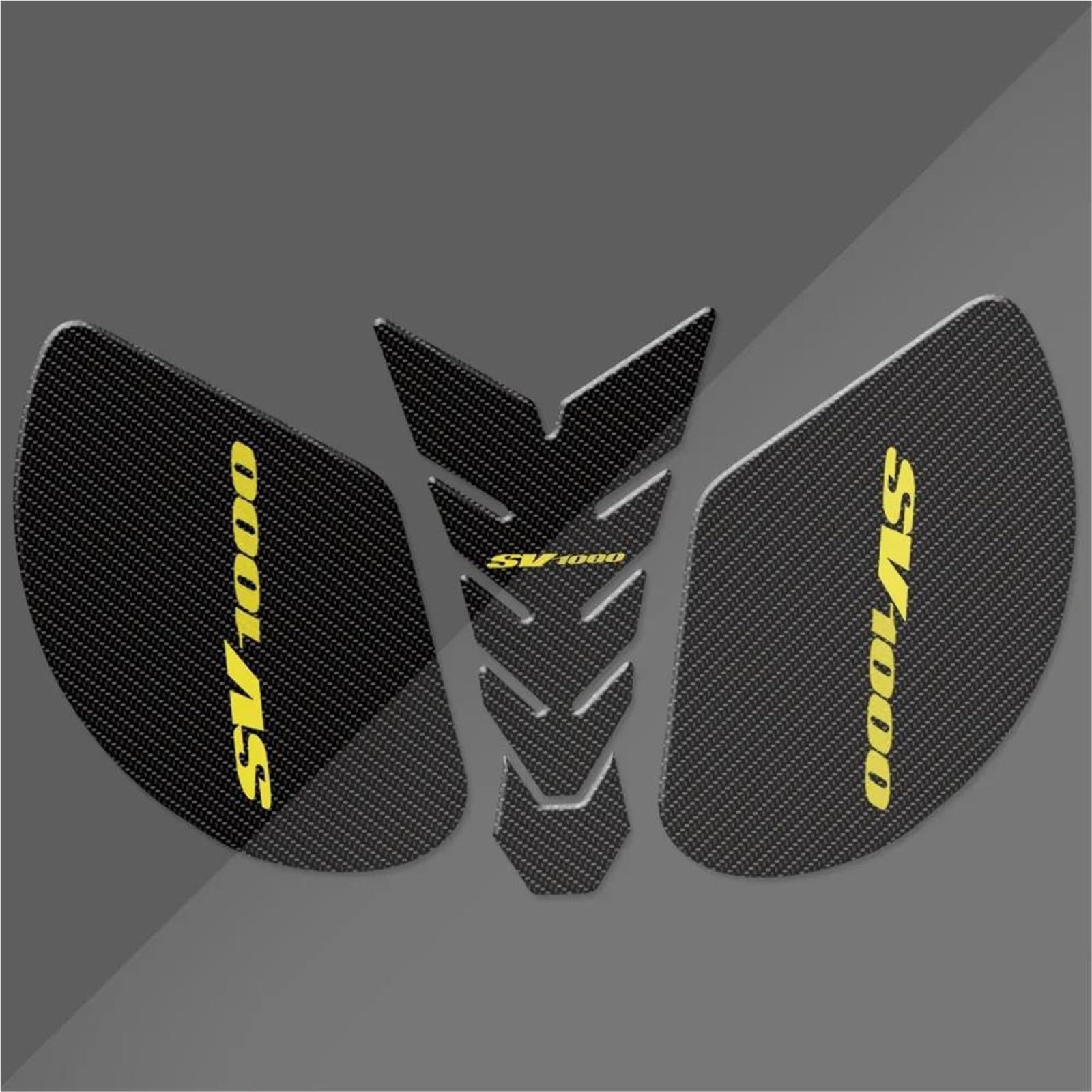 Motorcycle Fuel Tank Pad Protective Stickers Decals for SV650 / S 1998-2013 SV1000 SV650S SV1000S SV 650 Streetfighter(Color7)
