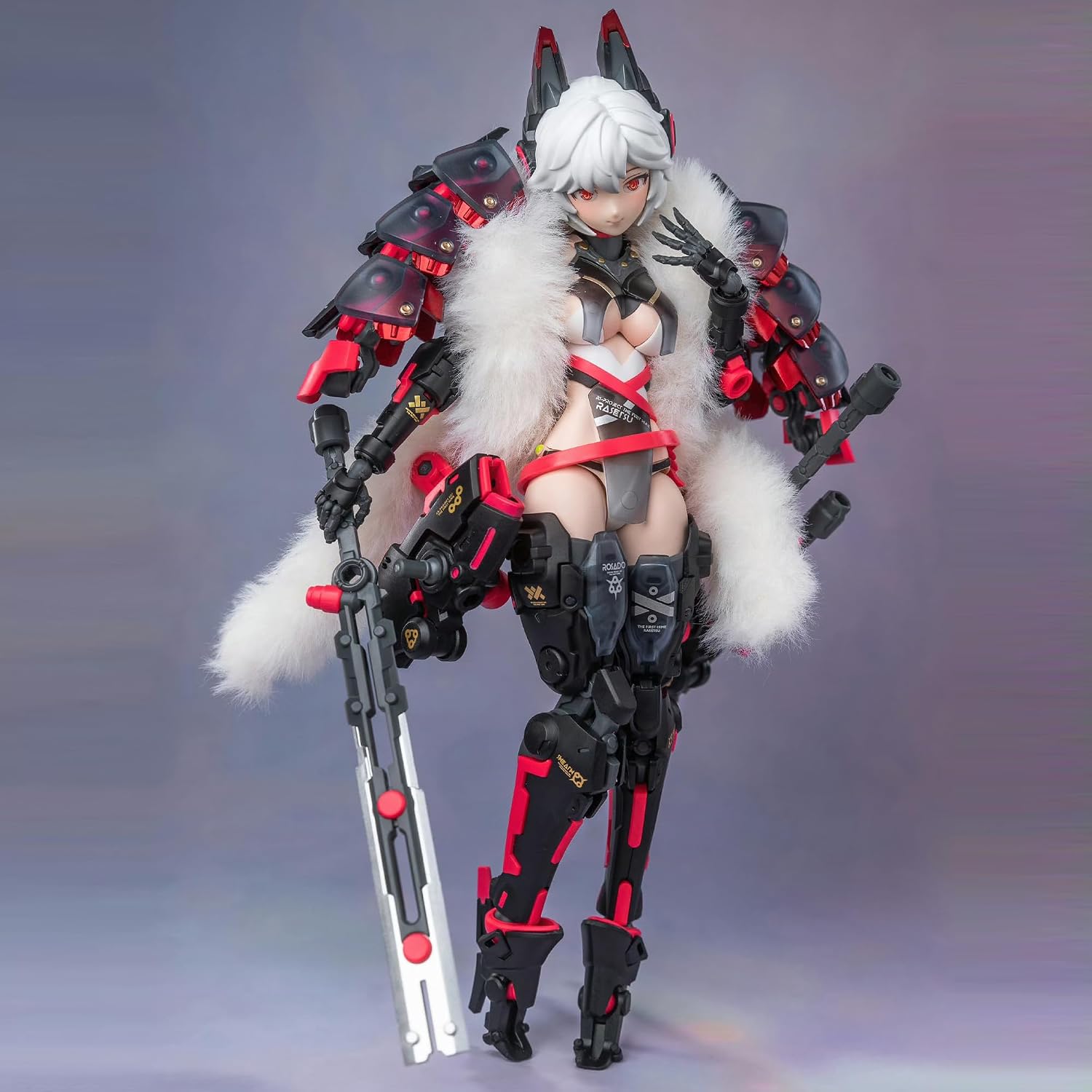 Earnestcore Craft 1/10 Action Figure Girl - Rosado Sekiko - 7'',Assembly Kit,Classic Character,Collectible,Age 15 and Above
