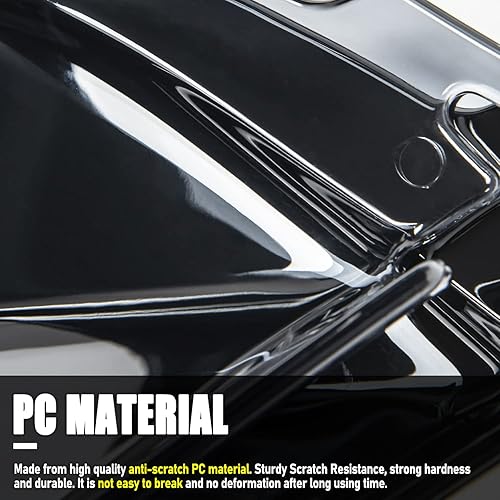 Vista 5 de Parabrisas de motocicleta parabrisas superior delantero Airvent paneles laterales carenado deflector de viento para Y-amaha Tenere 700 XTZ 700 XTZ