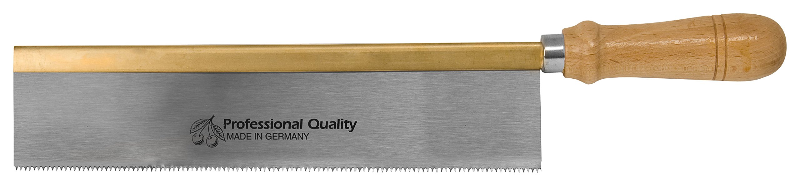 Kirschen 4150250 Dovetail Saw with Brass Back, Silver/Beige, 250 mm