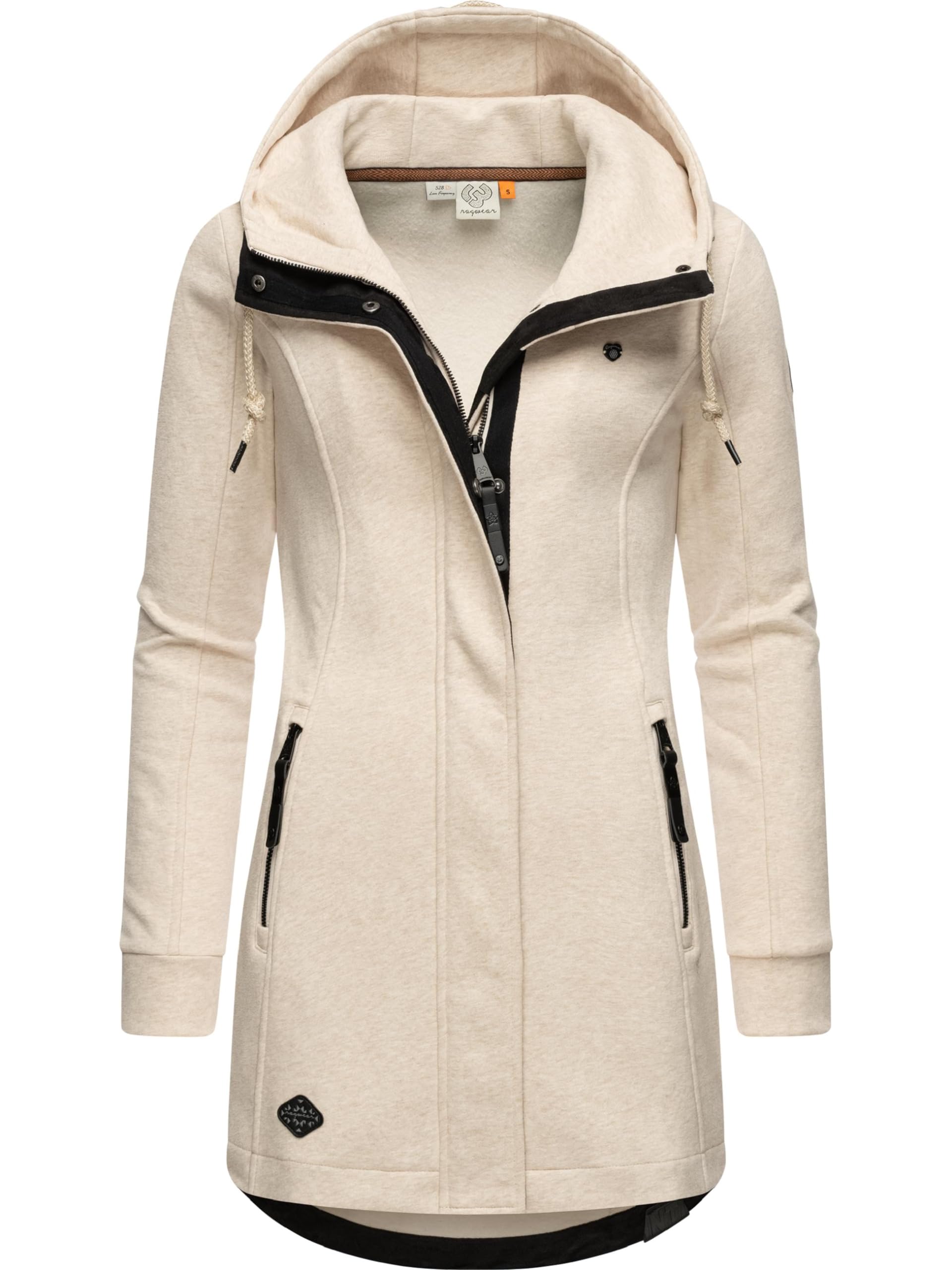 Kort jack met opstaande kraag voor dames in Blauw