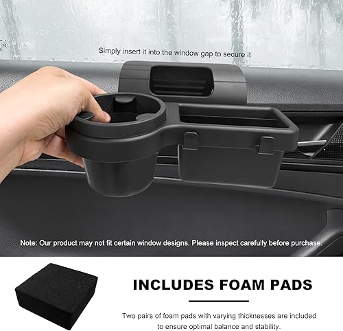 Miniatura 6 de Organizador de almacenamiento multifuncional para ventana de automóvil, estante de almacenamiento colgante lateral de puerta del vehículo con