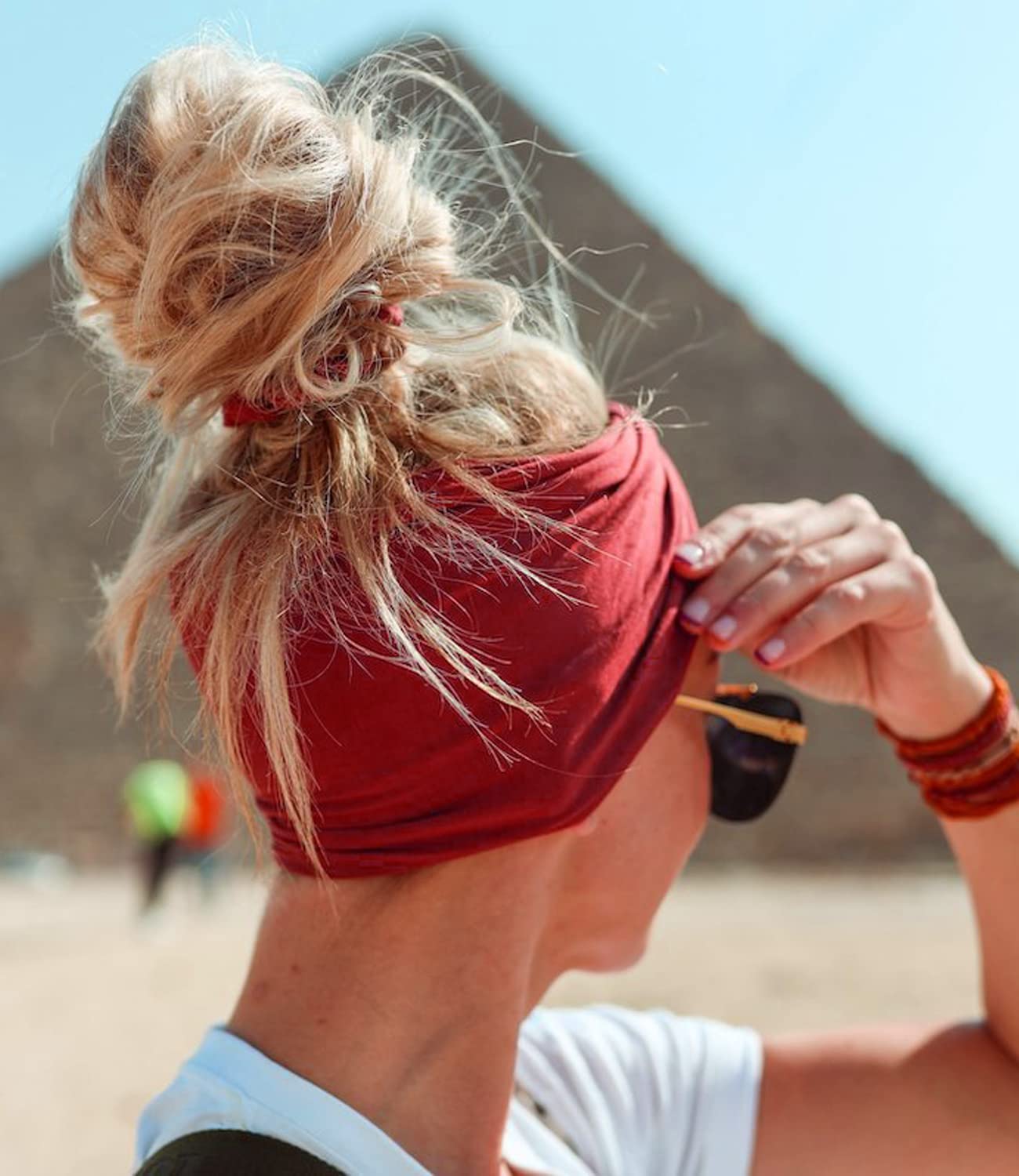 Fasce larghe per capelli Boho da donna e da uomo