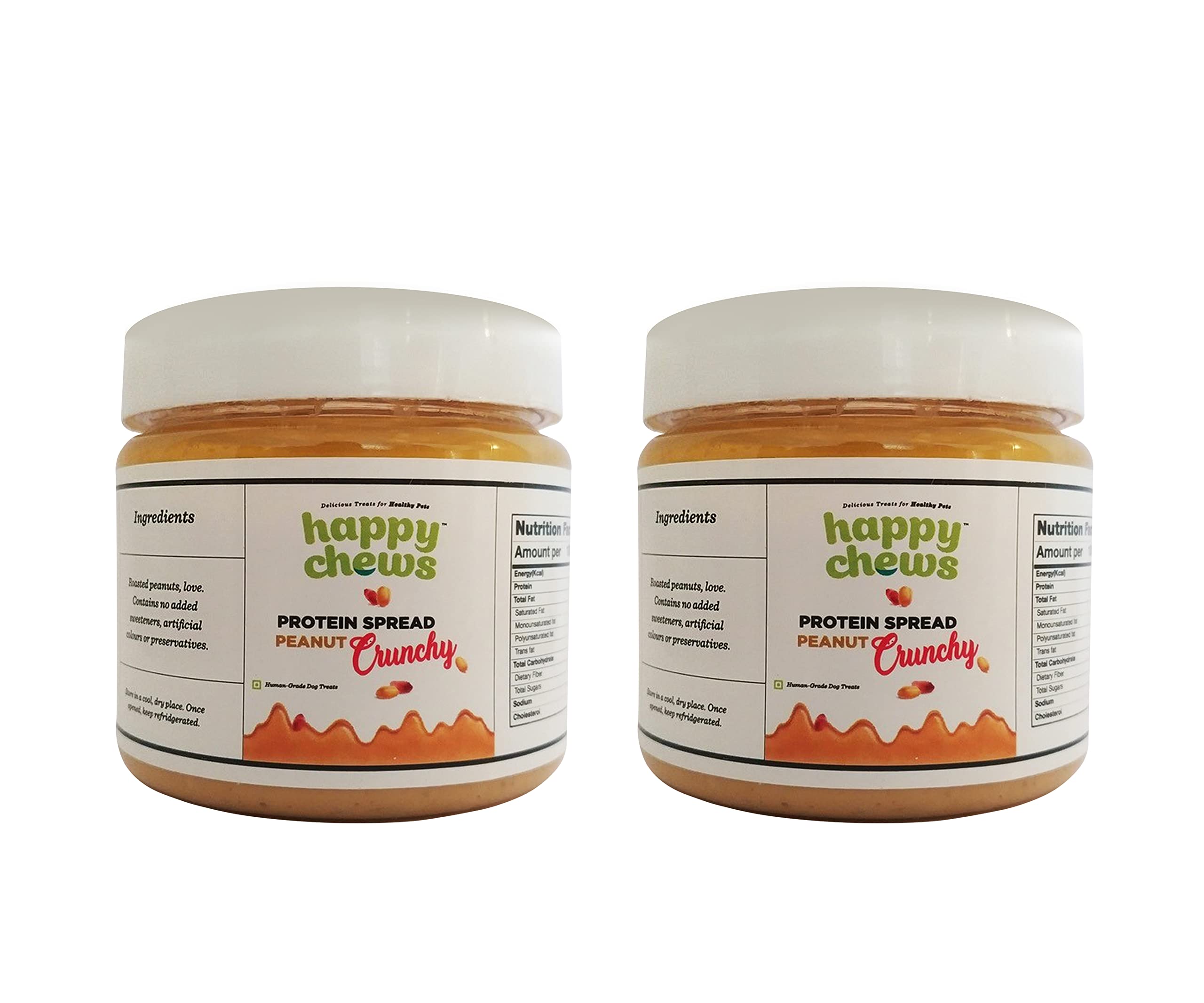 Happy Chews Natural Peanut Butter for Dogs, Healthy Human Grade Dog Treats, Organic Vegan Crunchy Protein Spread, Stuff in Toy, Dog Pill Pocket, 180 Grams Pack of 2 Jar (B09RX1R1H3) Amazon Price History, Amazon Price Tracker