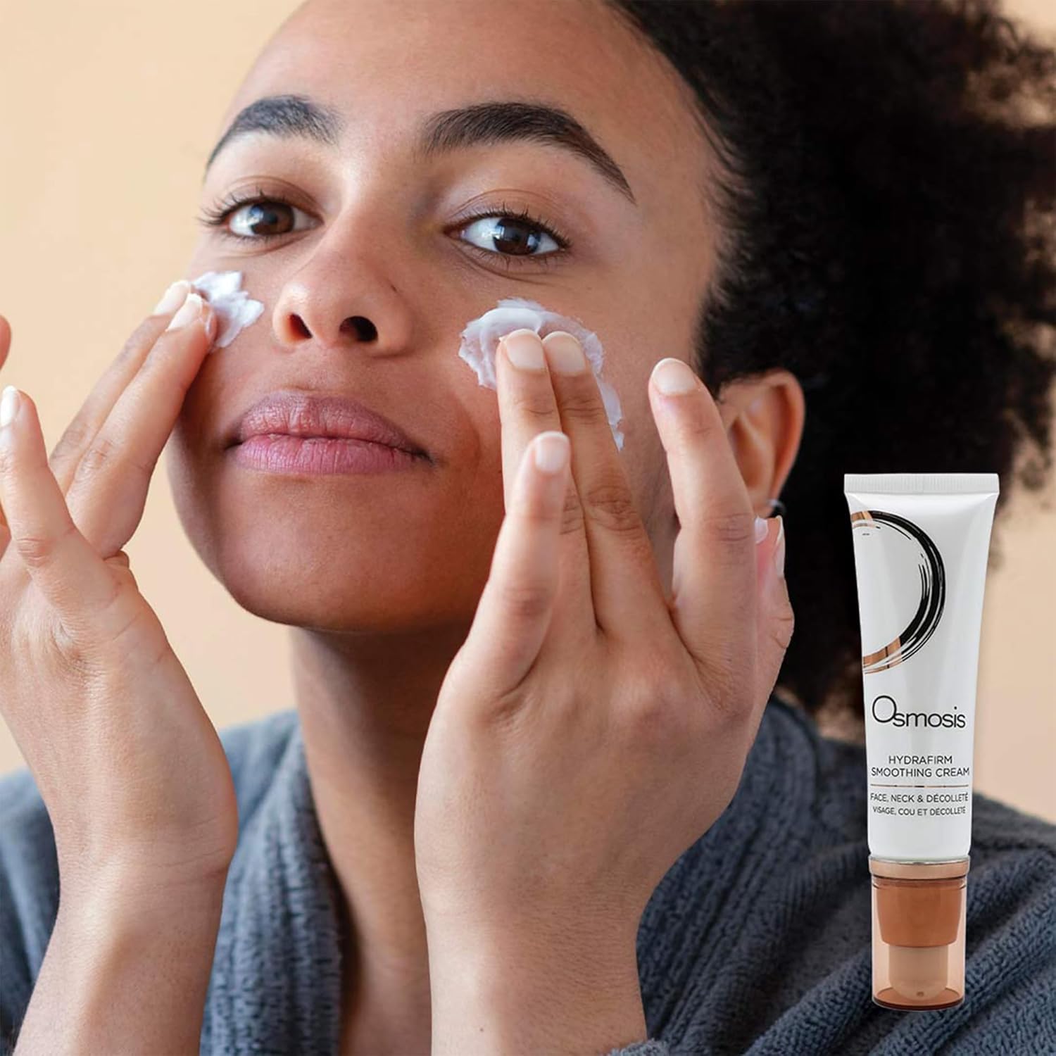 OSMOSIS Hydrafirm Smoothing Cream Hydrates, Plumps, and Improves Texture, Tone, and Skin Barrier Resilience, 2 fl oz