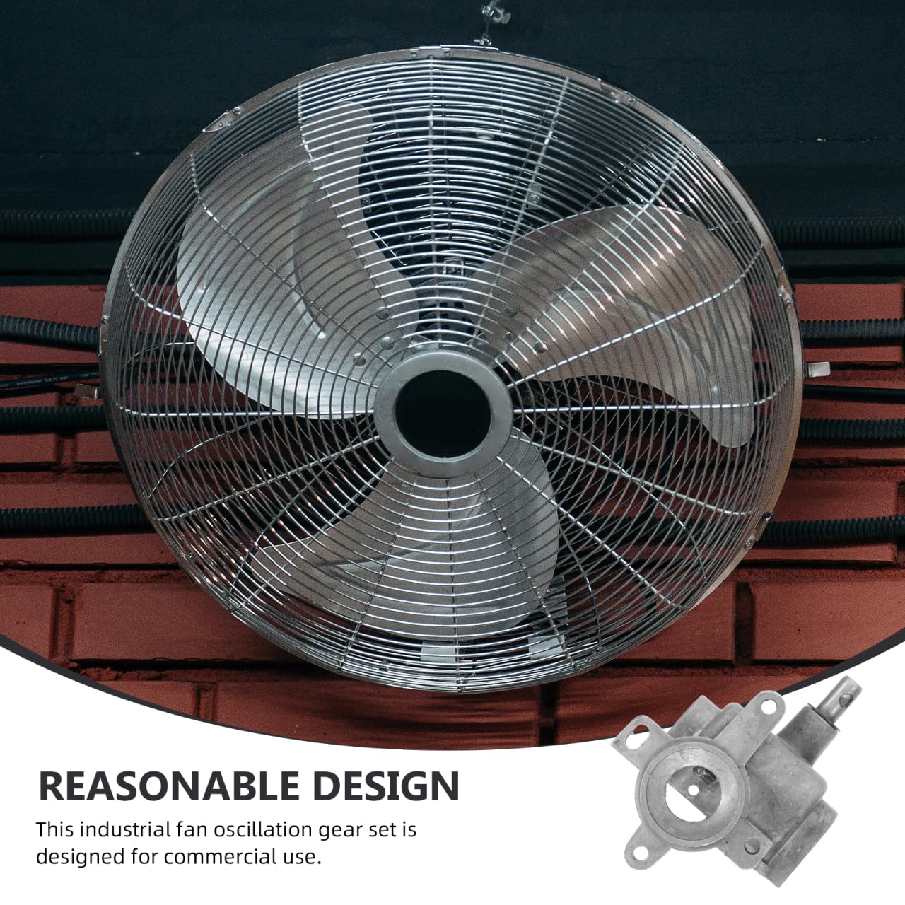 Alipis Fan Gear Replacement for Electric Oscillating Fans Rocker Gear with Wind Flow for Commercial Use for Reliable Performance