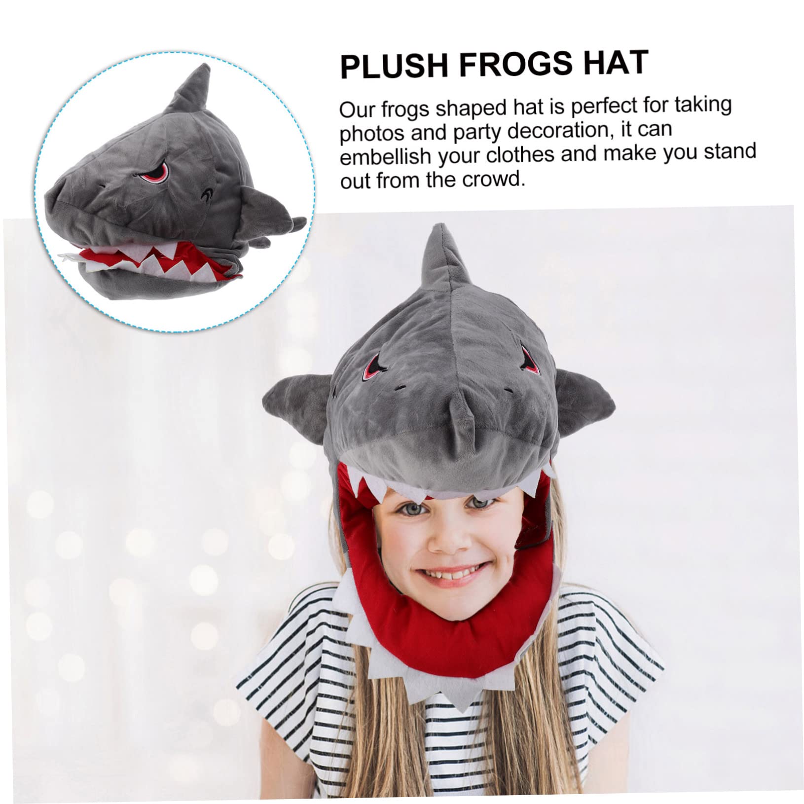 ABOOFAN Sombrero Diseño Fácil de Quitar y No se Cae de de Peluche Verde Material Felpa Algodón Pp para Carnaval y Fiesta Accesorio Divertido para Disfraz