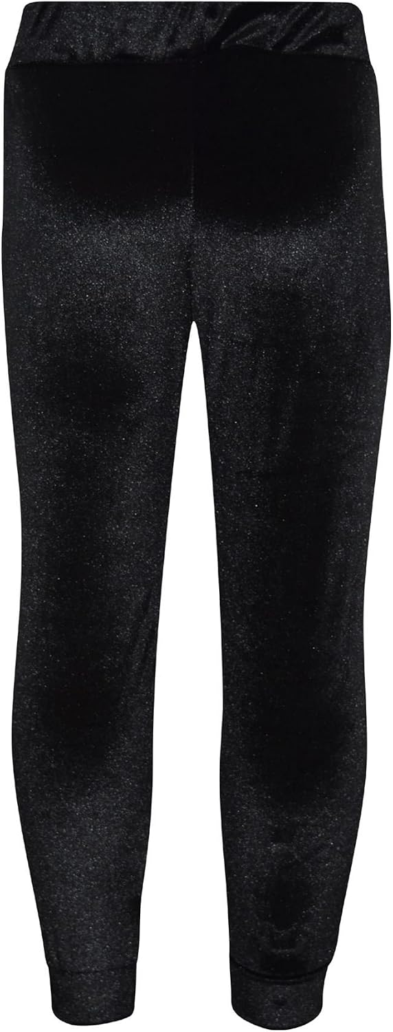 Girls Lounge Suit Kids Velvet Velour Top & Bottom Lounge Wear Tracksuits 5-13 Yr