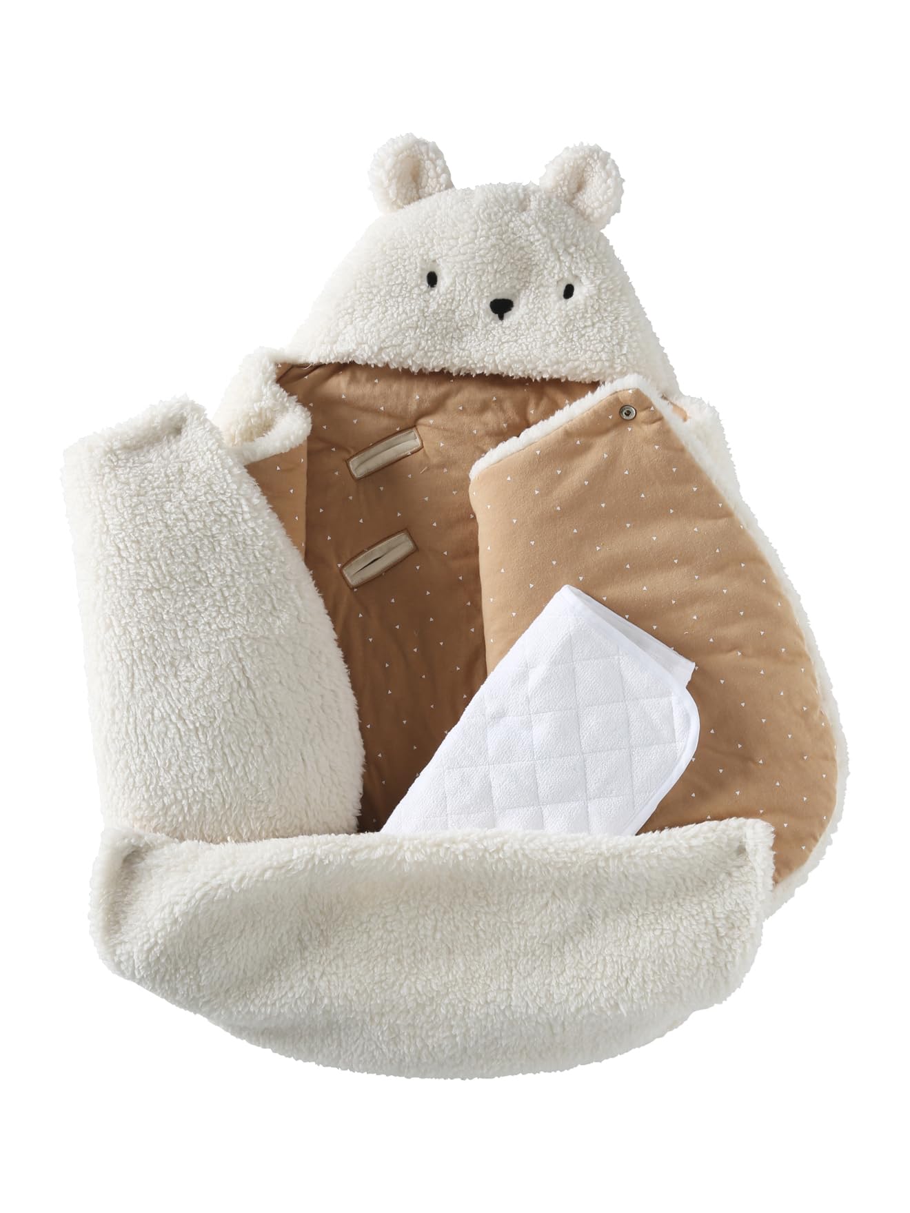 VERTBAUDET Nid d'ange Transformable en Peluche Ourson