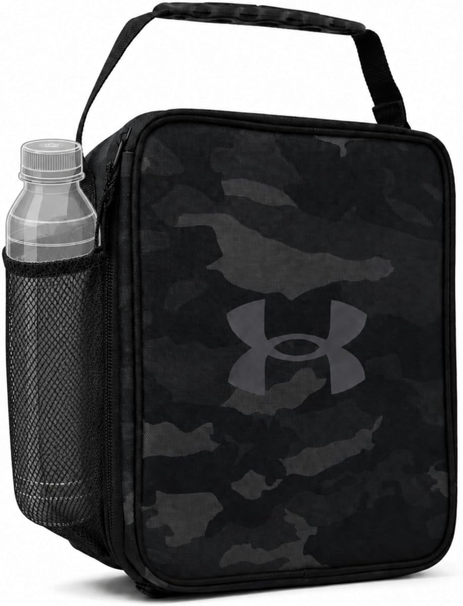 Under Armour UA Scrimmage 3 Lunchbox Black Woodland Camo OSFA