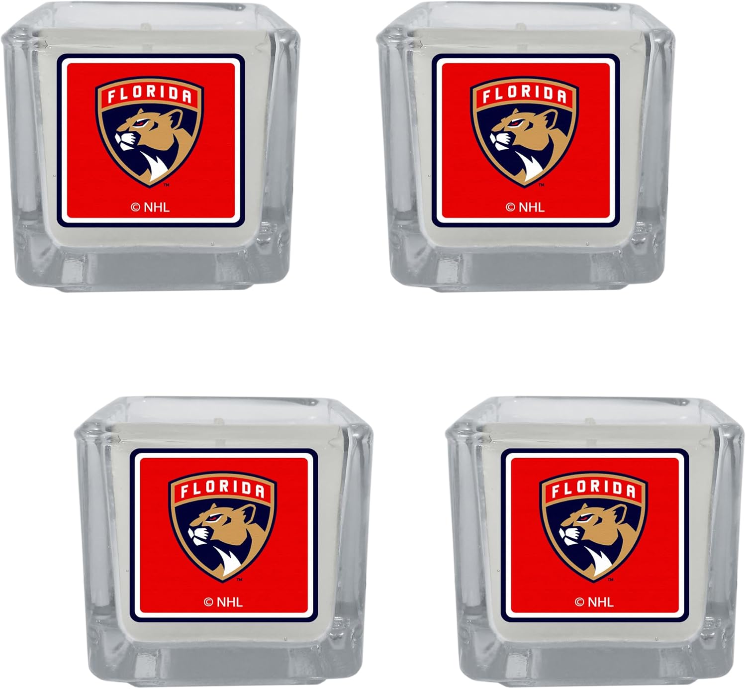 Siskiyou Sports NHL Florida Panthers Scented Candles, 4 pk One Size, Team Colors