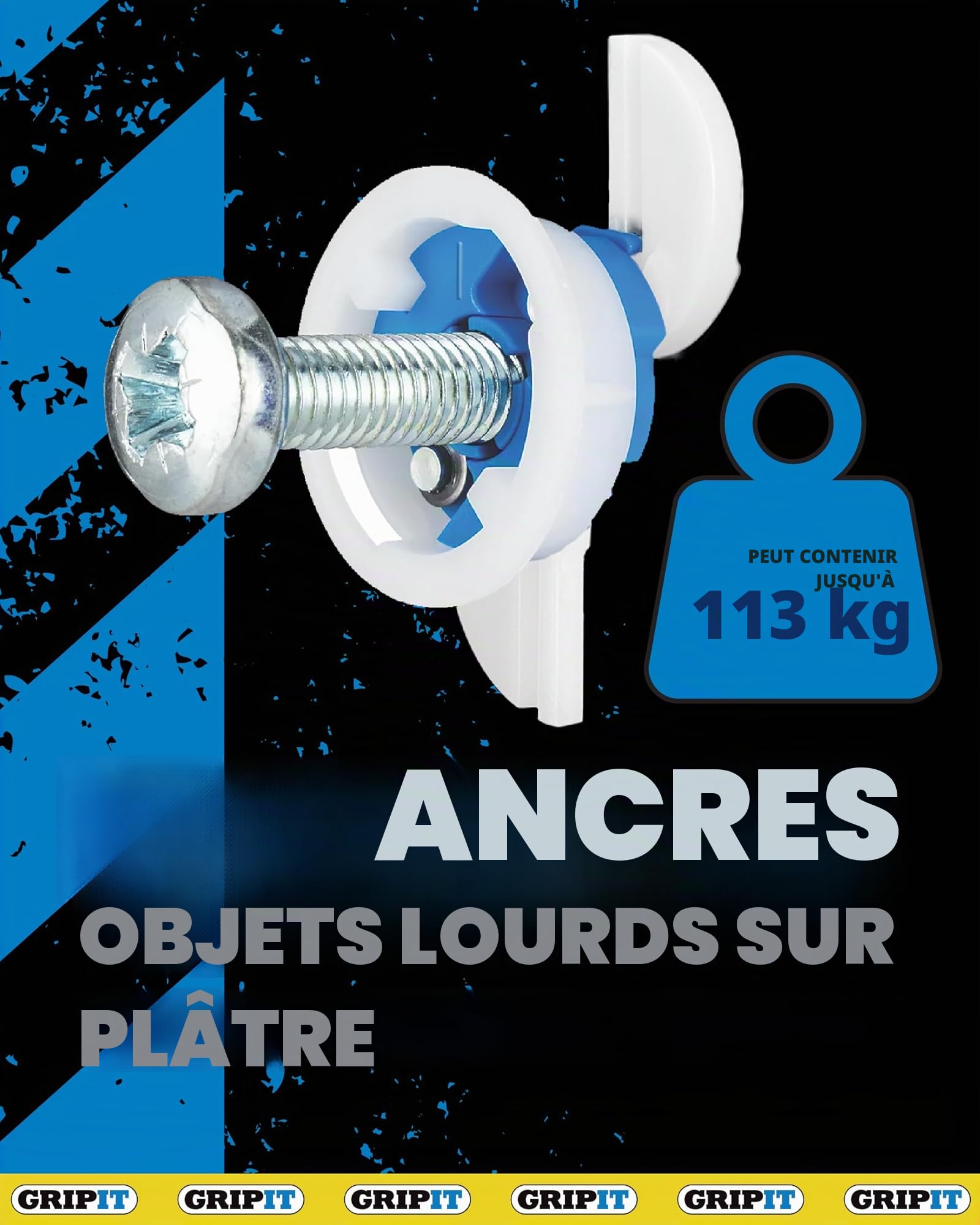 25 mm Fixations Plaque de plâtre