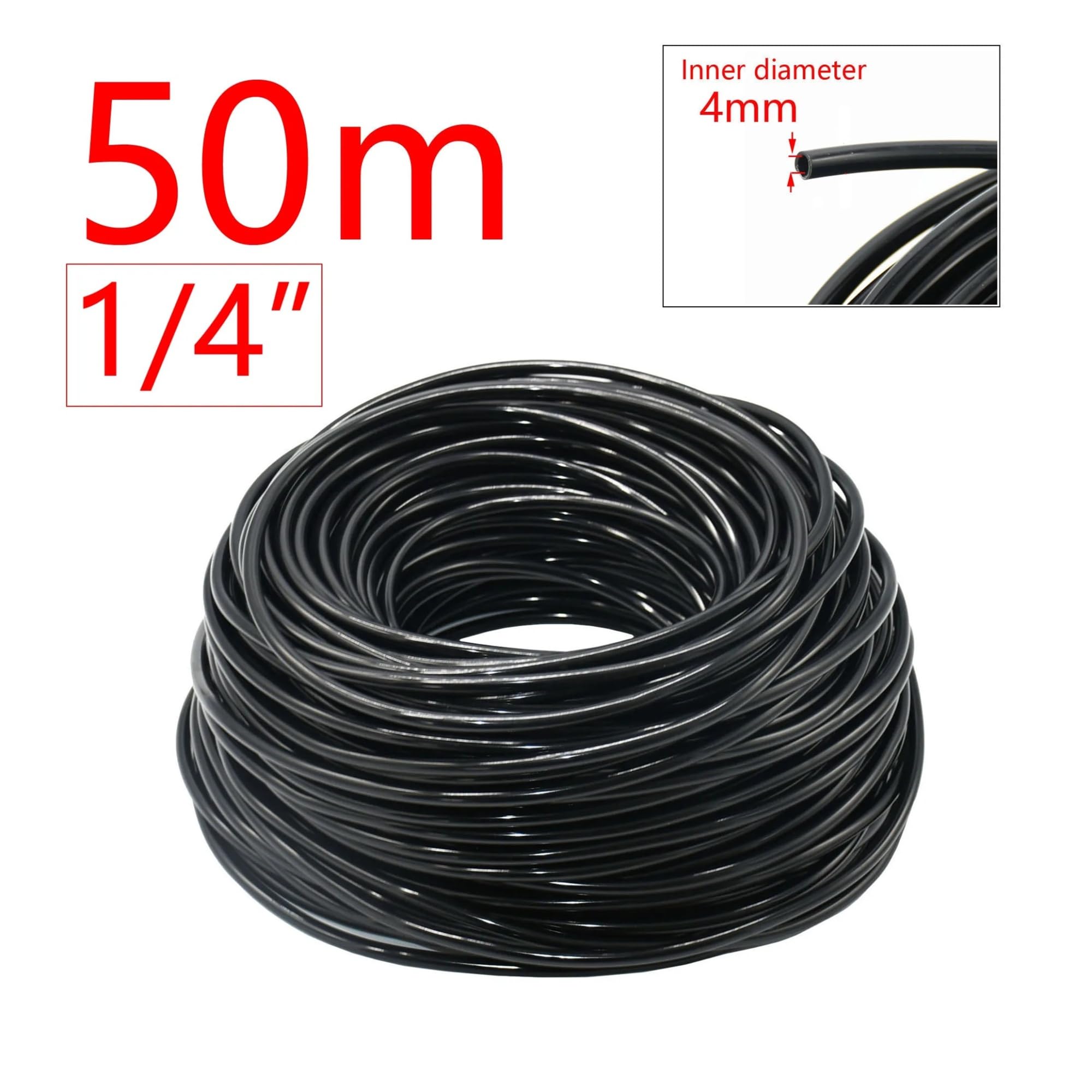 Wąż do nawadniania kropelkowego z PCW, 4/7 mm, 8/11 mm, 9/12 mm, akcesoria do nawadniania, do trawnika i balkonu, rurki do nawadniania ogrodu, jasnożółty