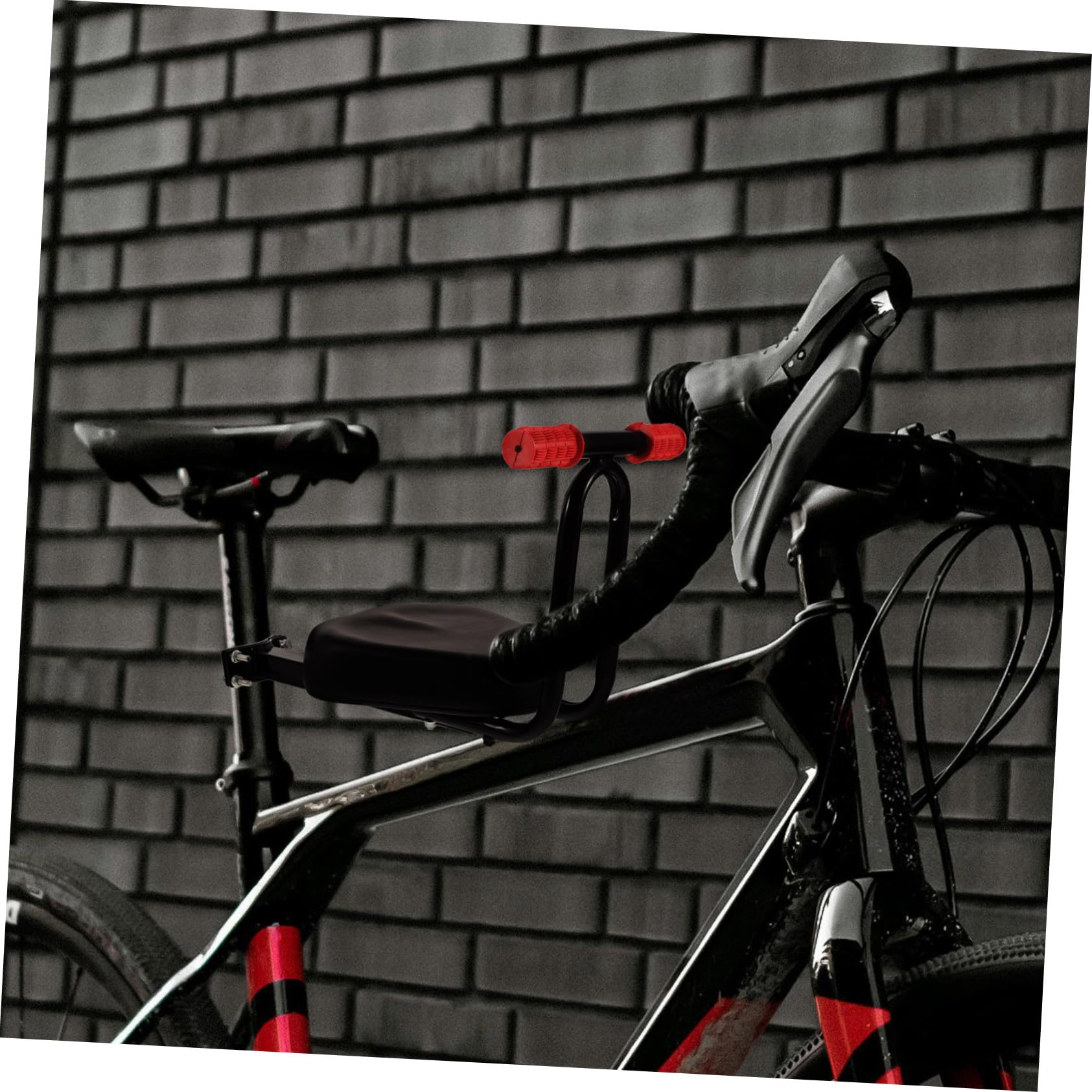 INOOMP Seggiolino Mountain e per ed Metallo Comodo Sicuro in Bike E-Bike Bici Design Ergonomico Regolabile Bambini Ragazzi e Ragazze