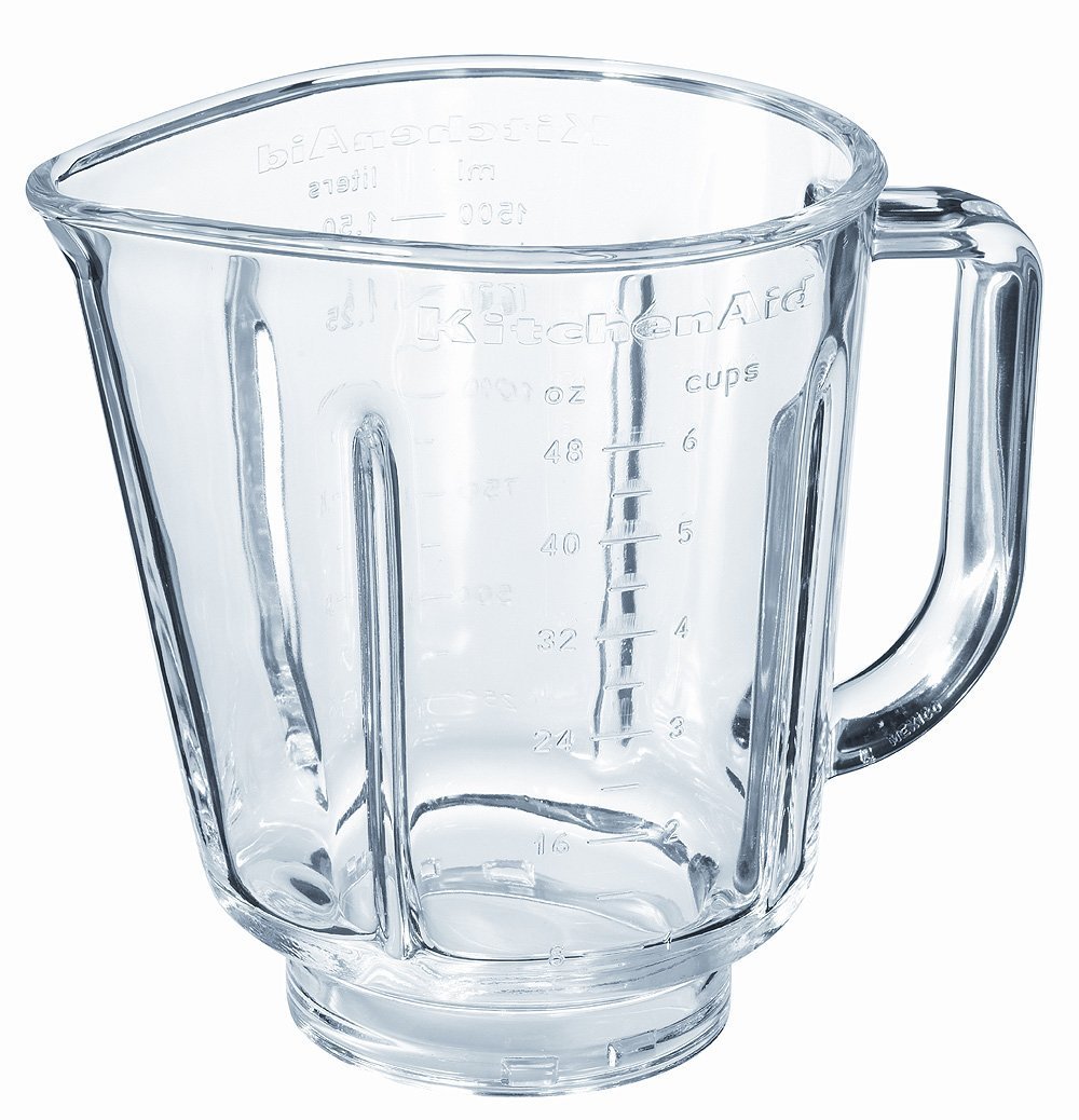 Jarra de cristal de repuesto para batidora Kitchenaid 1,5 litros