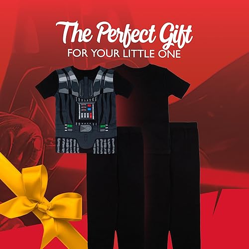 Miniatura 8 de STAR WARS Boys' 2-piece Snug-fit Cotton Matching Short-Sleeve Pajama Set, Soft & Cute for Kids