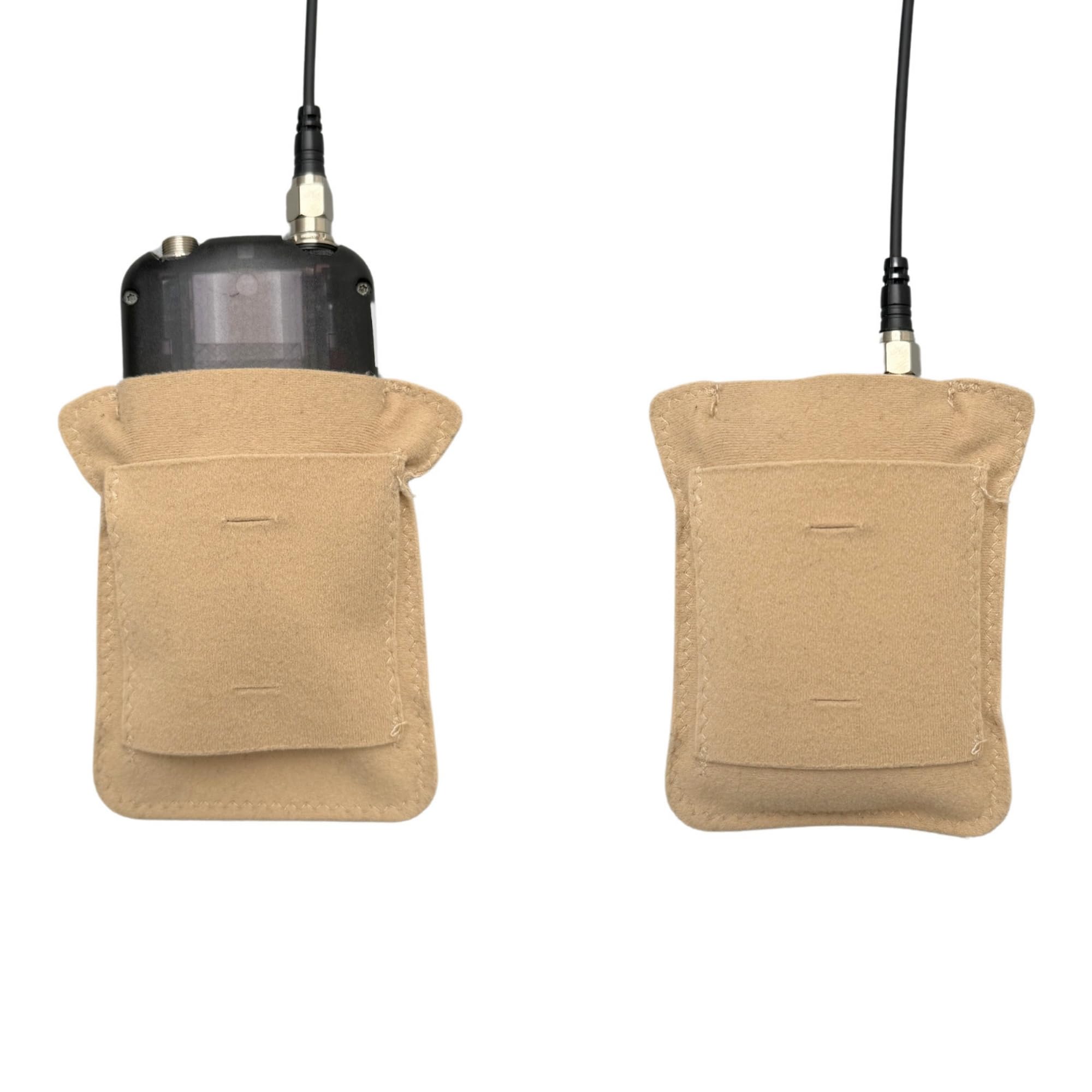 URSA Belt Pouch with Clips - Versatile Rigging for Wireless Transmitters Including RODE Wireless Go/Pro (Beige, Small) - Image 2