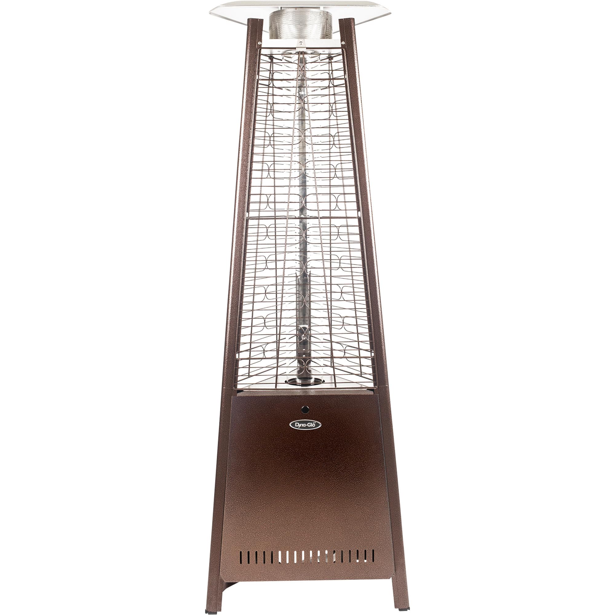 Dyna-Glo DGPH401BR 42,000 BTU 73" Hammered Bronze Pyramid Flame Patio Heater