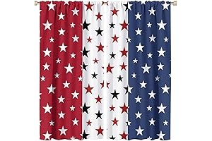 Striking American Flag Curtains