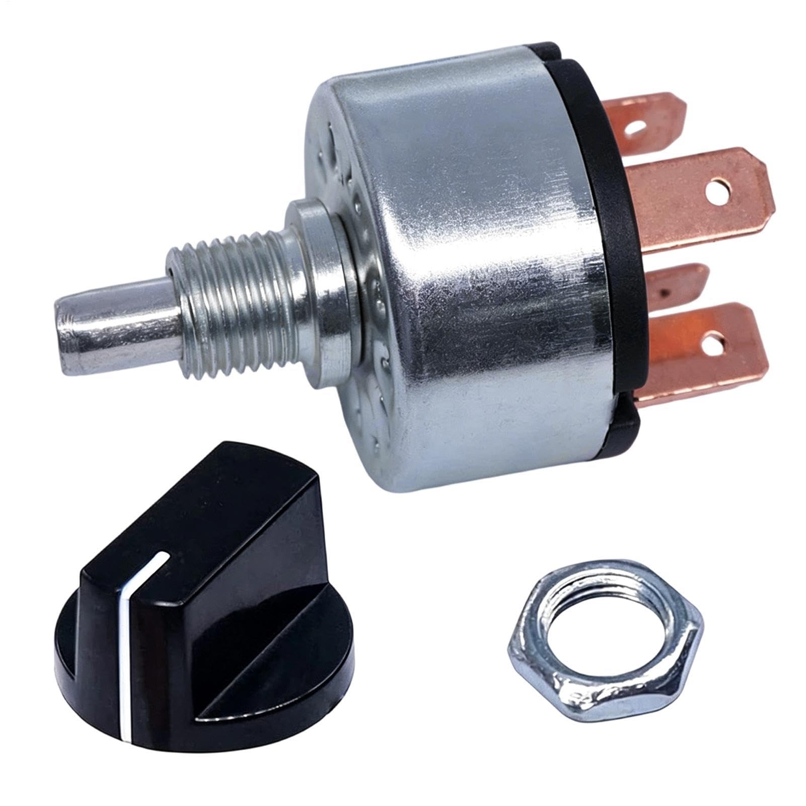 Selector 4 posiciones 3 velocidades 16A 120V con perilla selectora universal para control HVAC 8
