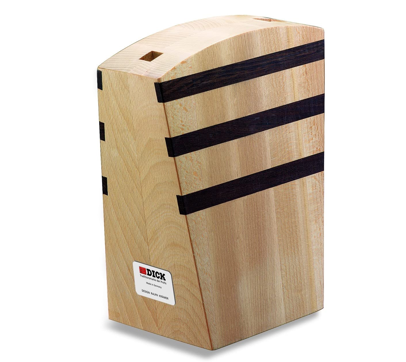 F. DICK Blocco coltelli in Legno Premier Plus 9 Pezzi (Set con Coltello da Cucina, Coltello affettatrice, Coltello da Ufficio, Coltello per Osso, Forbici da Carne + Acciaio da Stiro
