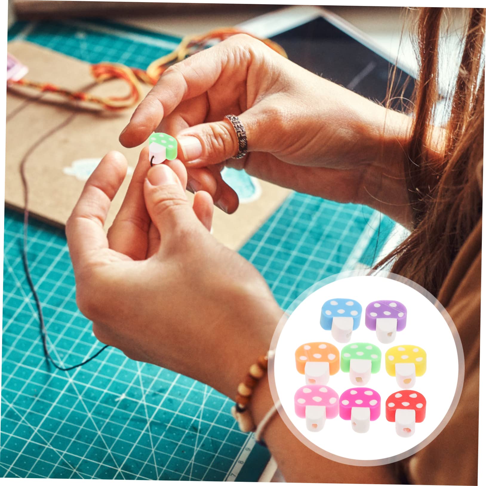 SHINEOFI 4 Juegos De Cuentas De Arcilla Polimérica Para Hacer Joyas Cuentas Sueltas Para Pulseras Y Collares 200 Unidades X 4