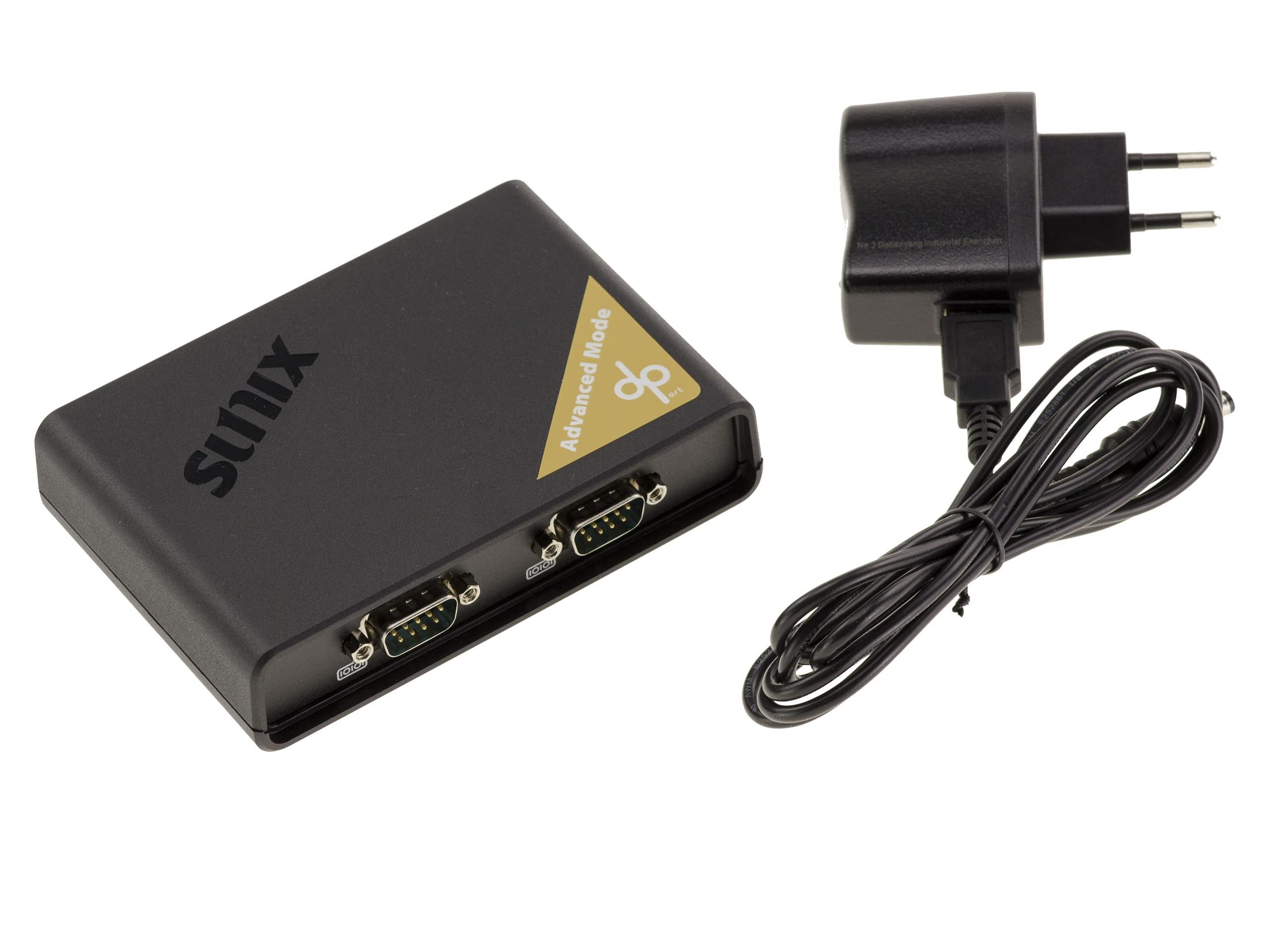 KALEA-INFORMATIQUE Convertisseur Ethernet RJ45 TCP/IP vers Série RS232 2 Ports COM RS-232 DB9 avec Chipset SUNIX DPL2000Q (DPAS02H00)