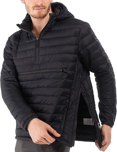 insulated pullover jacket