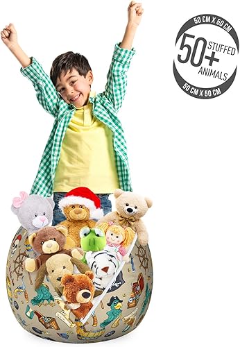 Miniatura 44 de Ambesonne Silla de almacenamiento de juguetes de galaxia, arte espacial de la galaxia, planetas del sistema solar, planetas, mercurio, urano,