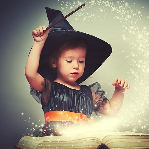 Miniatura 6 de Elcoho Paquete de 36 sombreros de bruja de Halloween, accesorios de disfraces, sombreros de bruja negros para Halloween, decoración del hogar