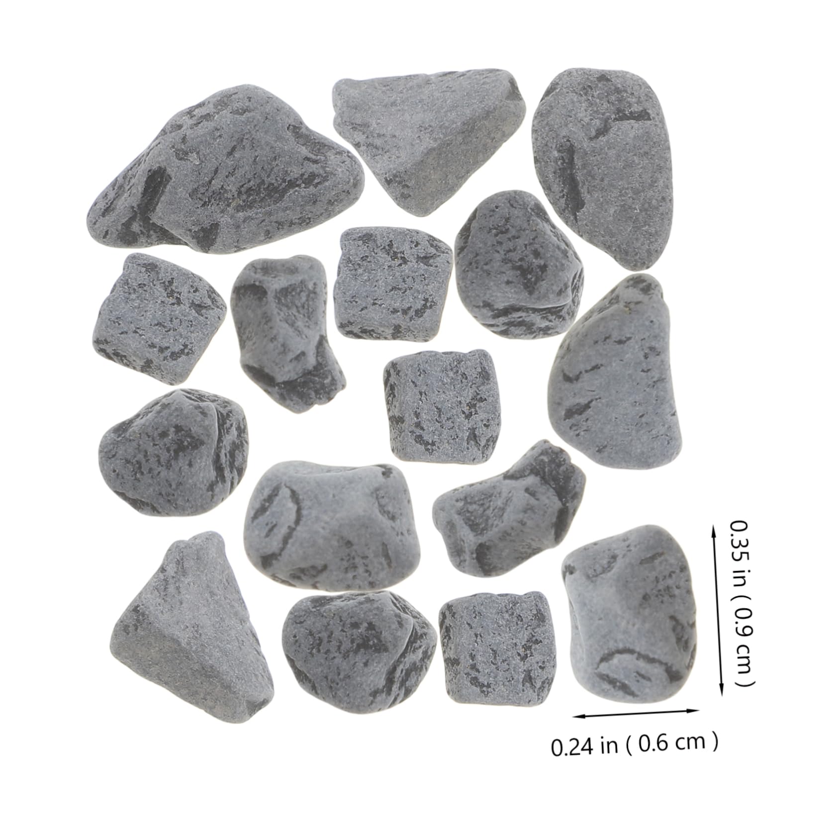 SUPVOX 1Set Black Decorative Gravel for Aquariums River Stones for Landscaping Fish Tanks Enhances Color and Visuals Easy to Clean for Vibrant Aquatic