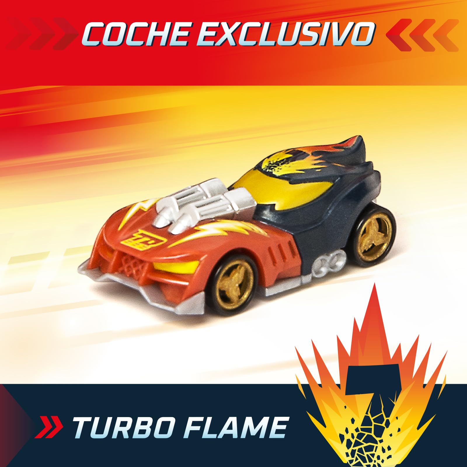 T-Racers Mix ´N Race Thunder Truck– Camión Lanzador con 3 acciones en 1. Incluye 1 vehículo T-Racer Mix ´N Race Exclusivo, Zona para Montar vehículos, Tirador para lanzarlos y Espacio para 7 Coches