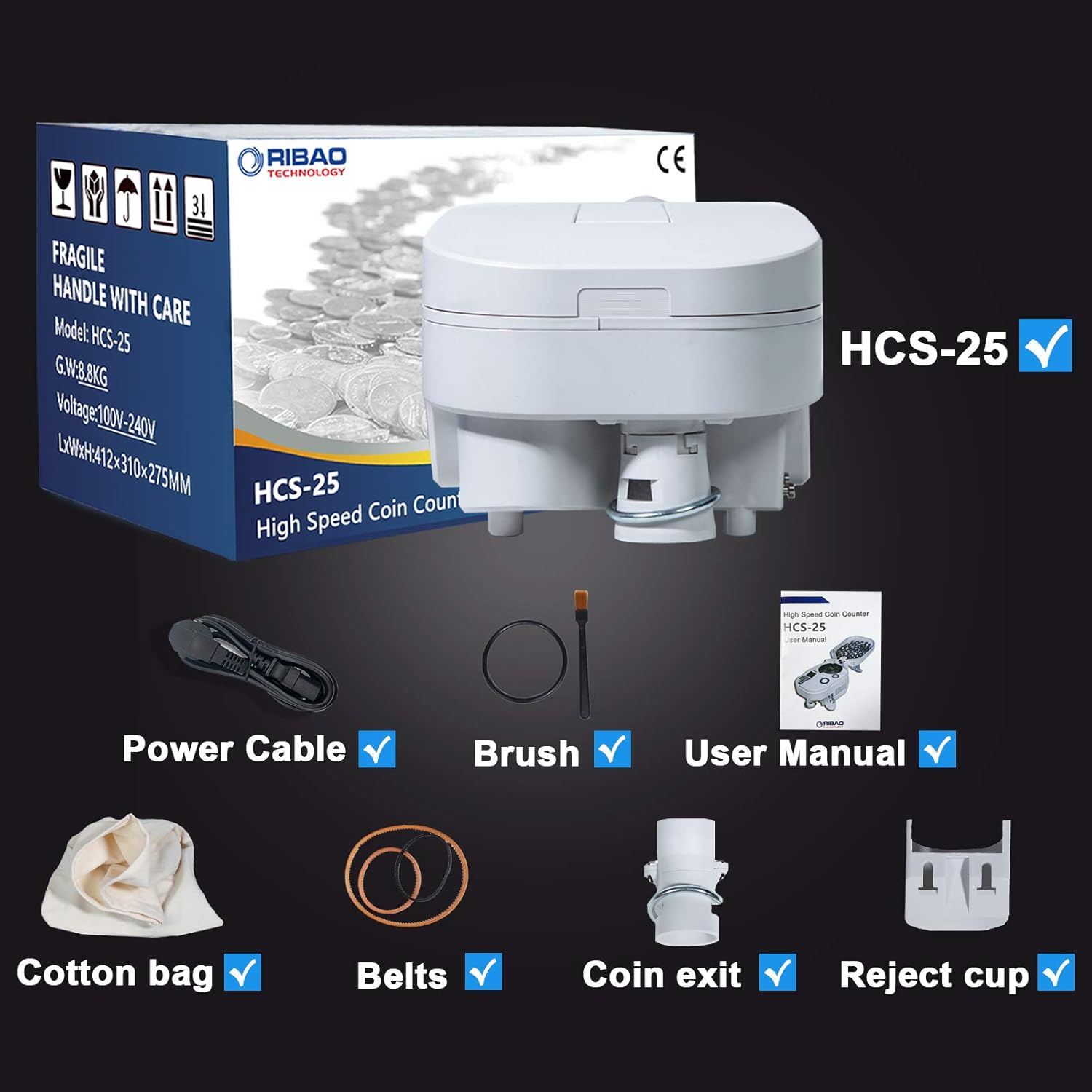 Ribao HCS-25 with fully openable side cover