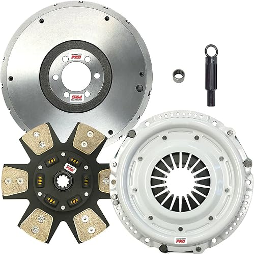 Miniatura 7 de ClutchMaxPRO Performance Stage 3 Kit de embrague con volante con cilindro esclavo compatible con Jeep Cherokee Comanche Wrangler 4.0L