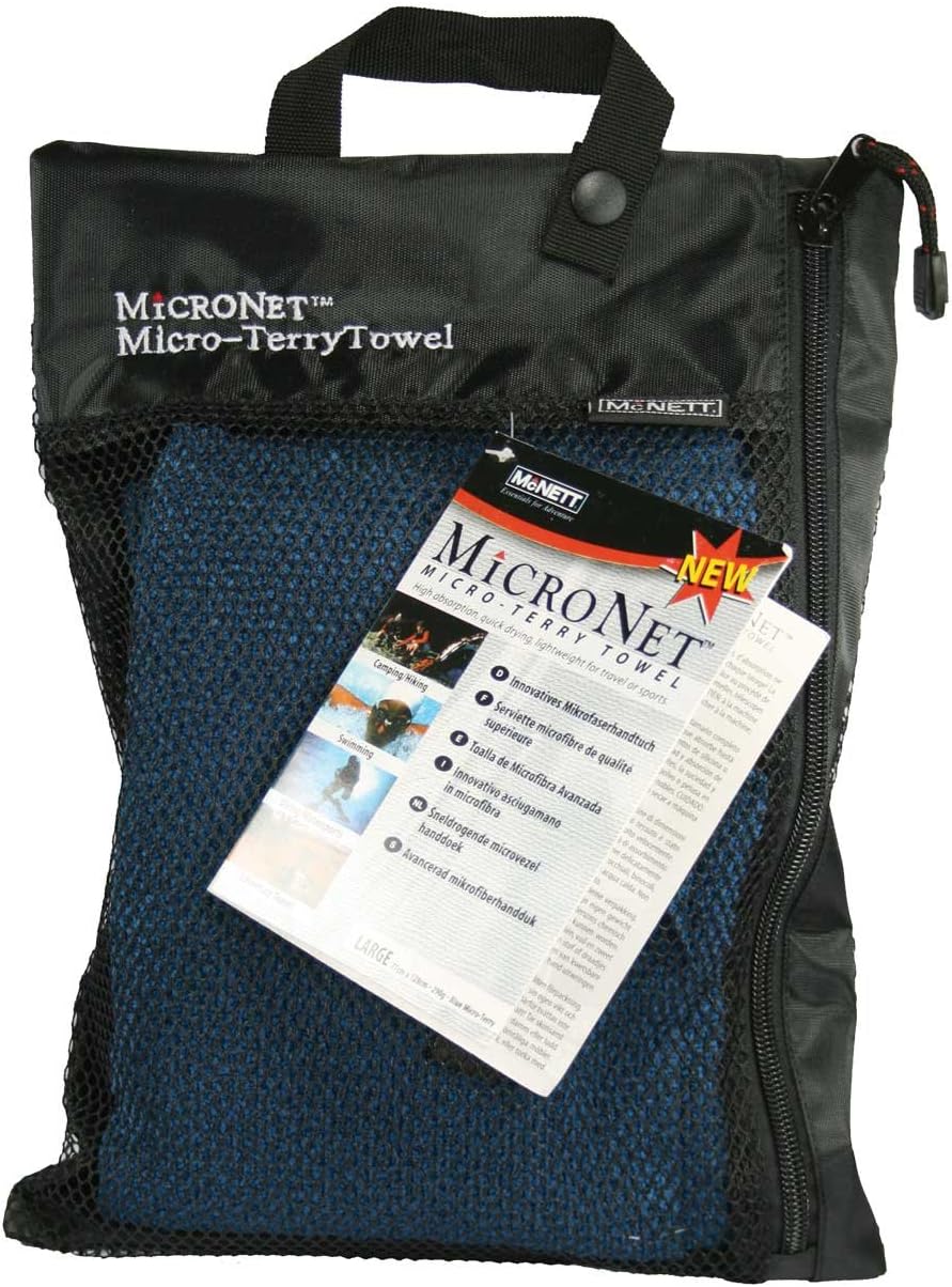 McNett MICRONET MicroTerry Towel,Deep Blue,X-Large