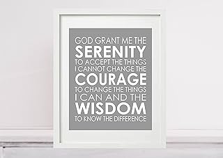 THE SERENITY PRAYER Poem Poetry Unframed Print Poster Canvas Framed Frame A4 A3 A2 A1