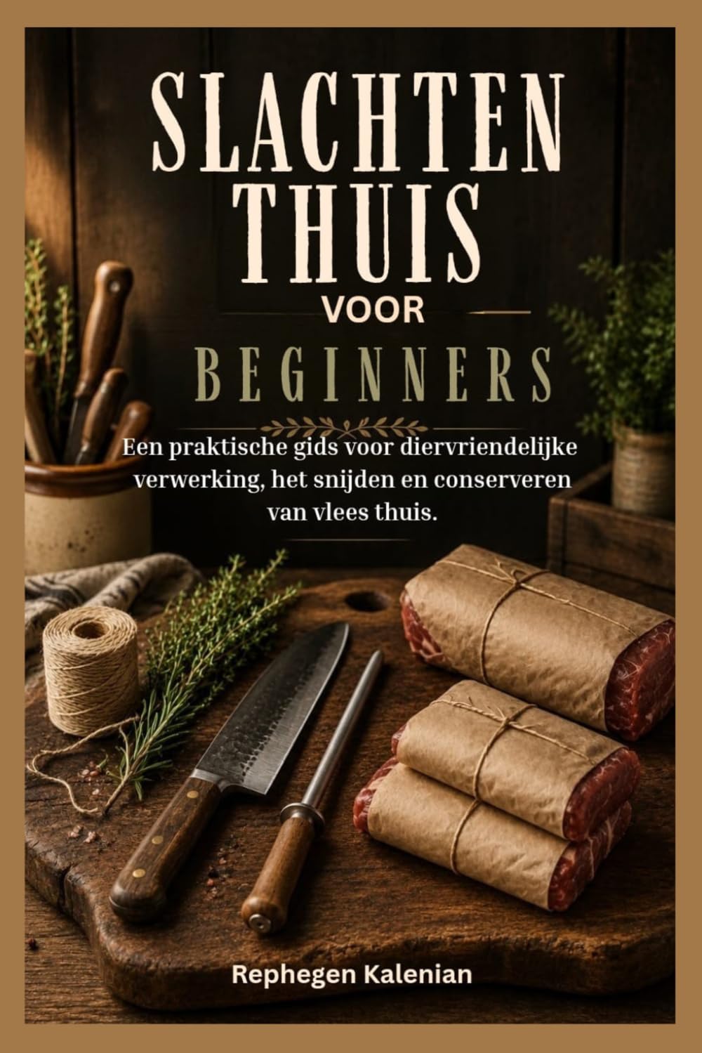 SLACHTEN THUIS VOOR BEGINNERS: Een praktische gids voor diervriendelijke verwerking, het snijden en conserveren van vlees thuis.