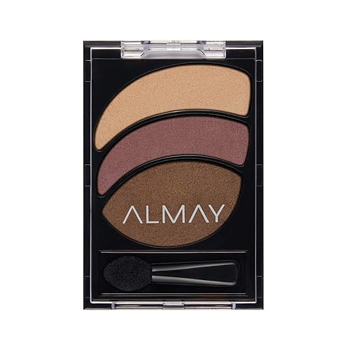 Almay Shadow Trio Palette, Longlasting Smoky Eyeshadow Makeup, Three Shades,