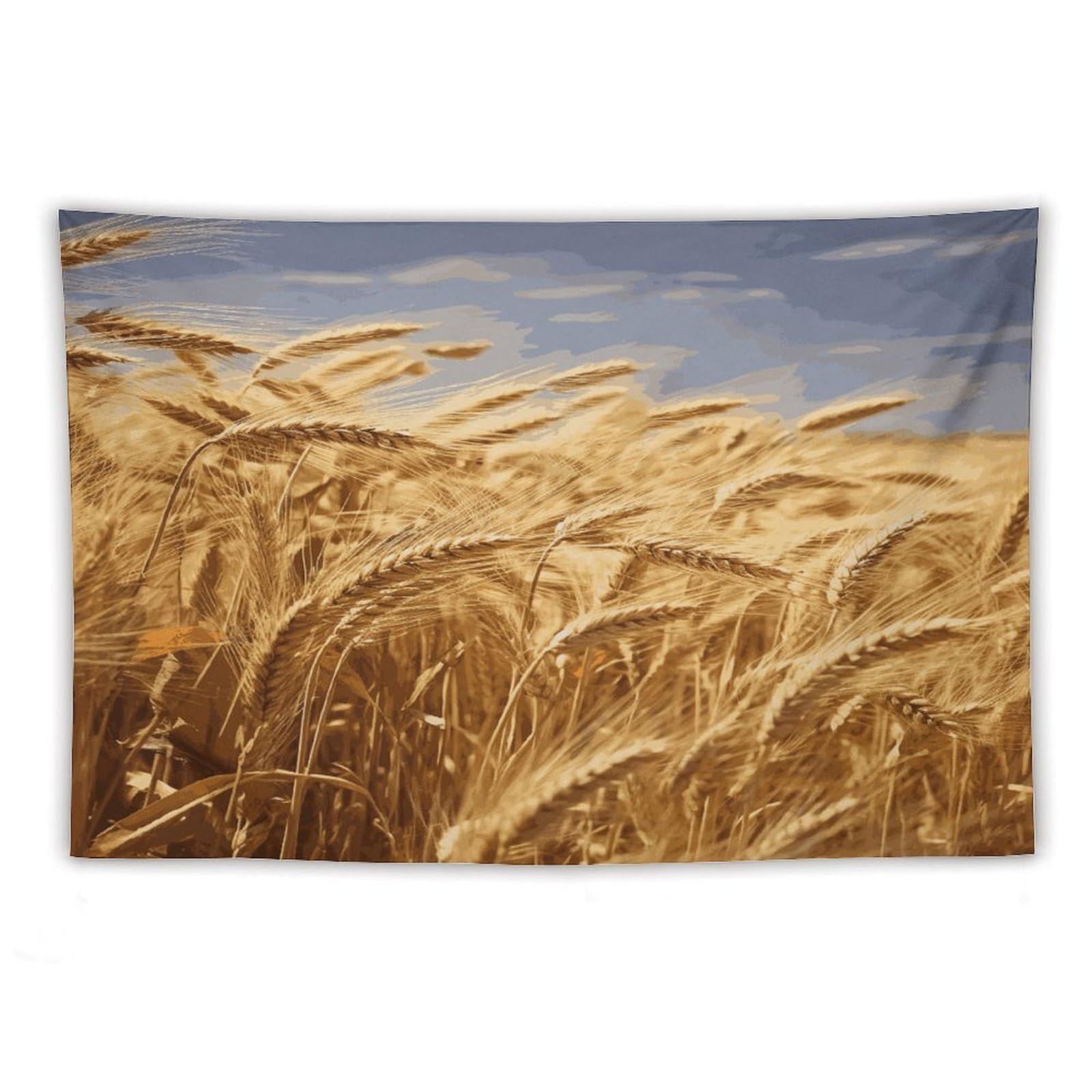 LDGSUPH Wheat Harvest Tapestry Wall Hanging Decor Anti-fading Aesthetic Wall Tapestries Fashion Wall Blanket Decor Modern Wall Art Tapestry for Bedroom Home Decor 40"x60"