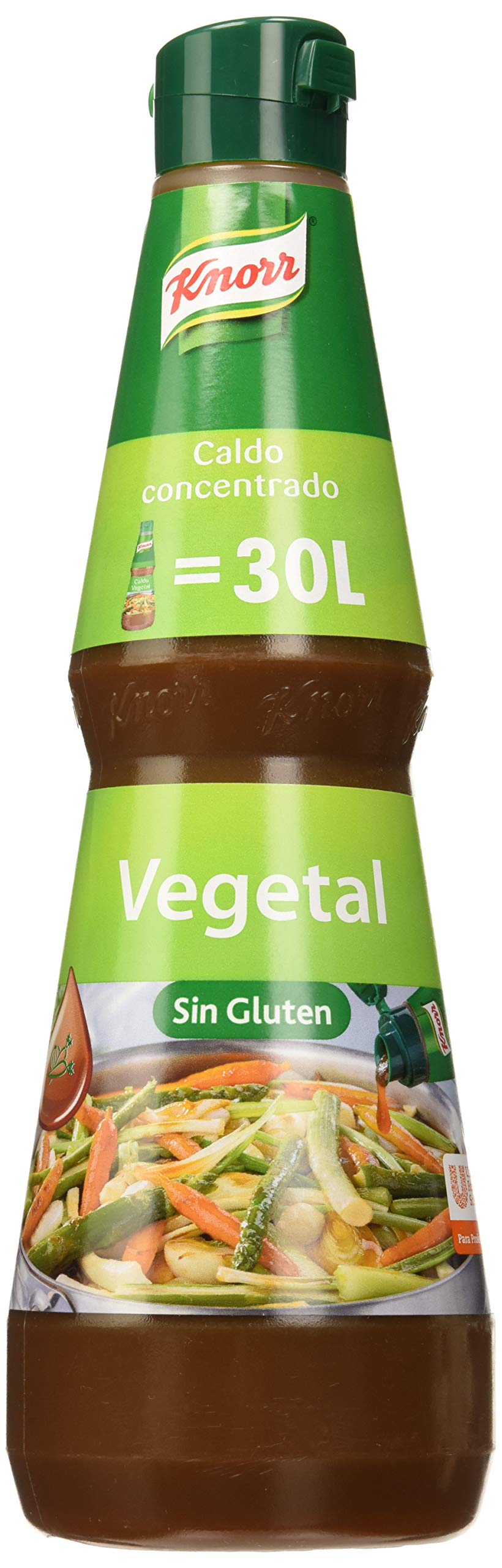 Knorr Caldo Líquido Concentrado Vegetal Sin Gluten 1l
