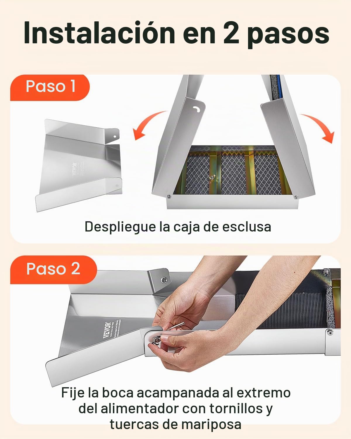 Caja de esclusa Plegable de aleación de Aluminio VEVOR, Cajas de esclusa compactas de 50" para Oro, Equipos de esclusa de Oro Ligeros, Cajas portátiles con Musgo de minero, río, Arroyo, batea