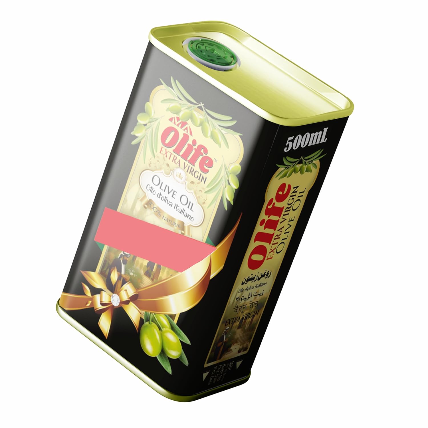 Olife Extra Virgin Olive Oil (200ML, 100% Natural) (500ML 16.90 fl oz)