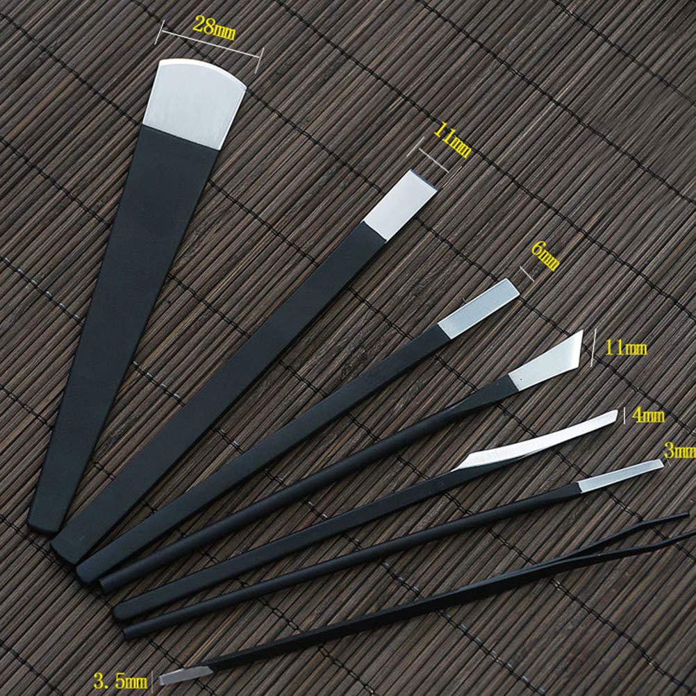 Lurrose 7pezzi Strumenti Professionali Per Pedicure Cura Delle Unghie Dei Piedi Rimozione Di Cuticole Morte e Secche Manicure Per Donne e Uomini