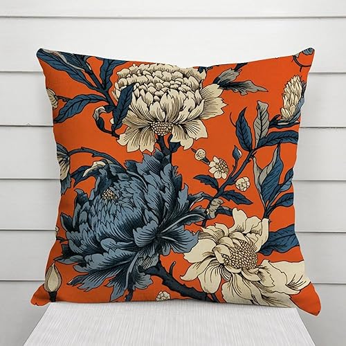 Vista 17 de ArogGeld Chinoiserie - Fundas de almohada escénicas asiáticas, estilo asiático, funda de almohada azul y verde Kelly, funda de cojín para decoración