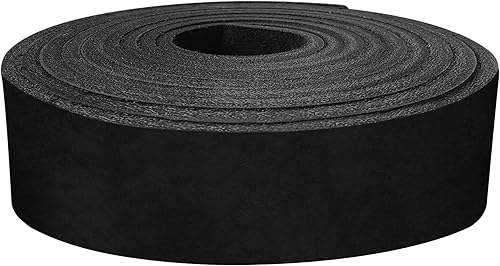 ELW 9-10 oz (0.142-0.157 in) Latigo Cinturón de cuero Grado Correas y tiras  Tamaño 1.5"x84" (3.8x213cm)  Negro  Cuero de vaca de grano completo,