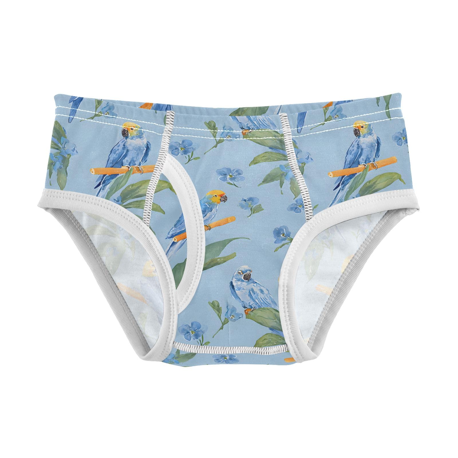 Boys Exclusive Briefs Toddler Underwear 95 Combed Cotton Boxerbriefs 2T Blue Parrot